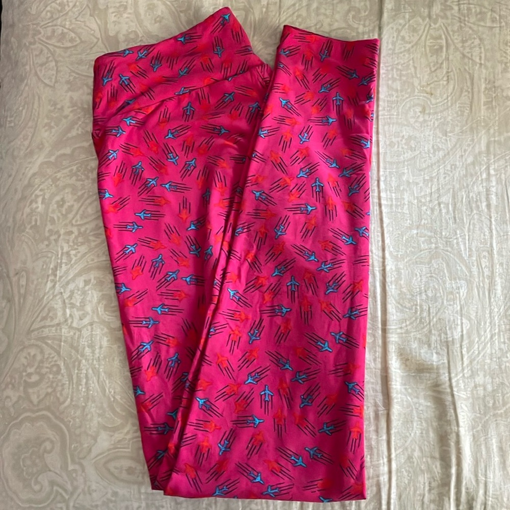 LulaRoe Airplane Leggings